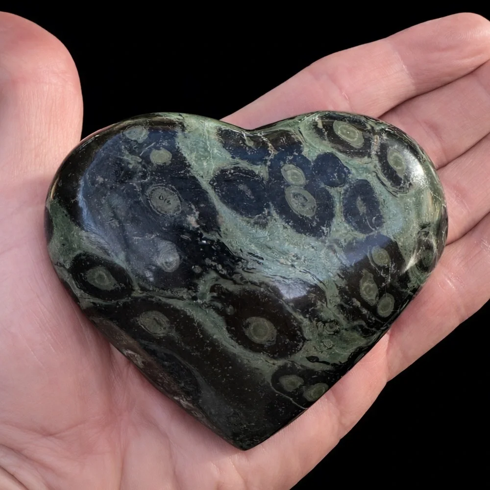 Kambaba Jasper Heart 11.7oz